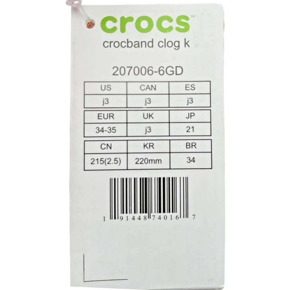 CROCS new tags